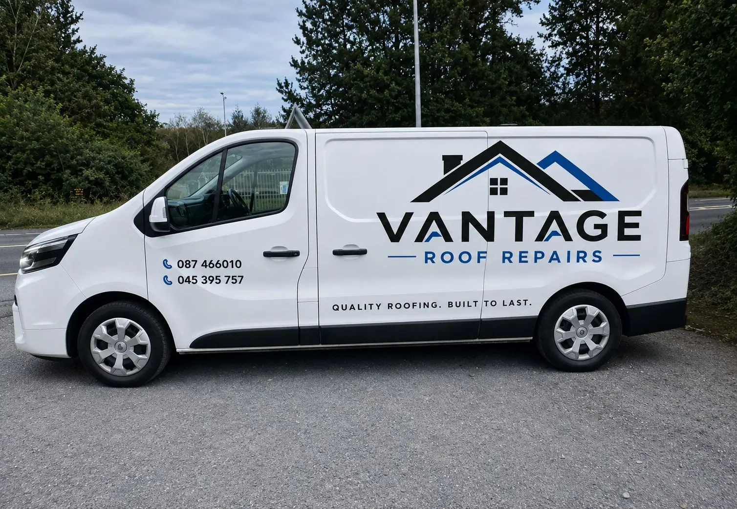 Vantage Roof Repairs service van